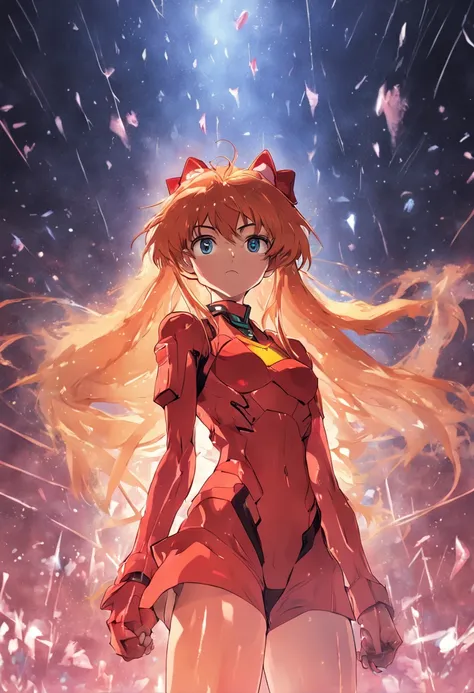 Asuka Langley Sōryū 80s style