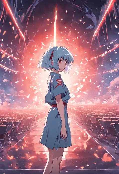 rei ayanami 80s style