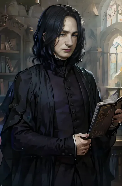 severus snape with book