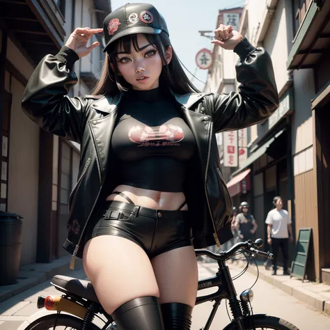 Japanese biker gangs,cute girl, live-action