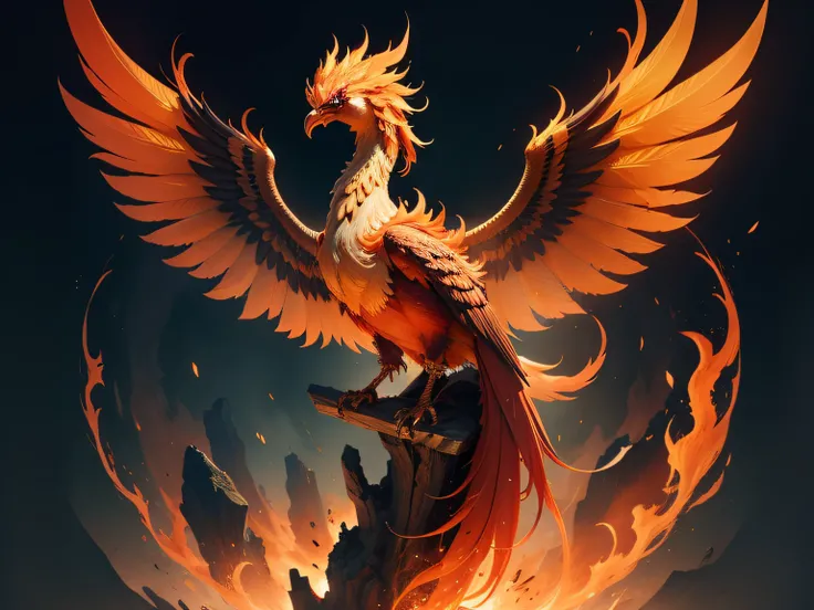 The image of a phoenix in Chinese mythology