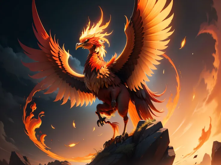 The image of a phoenix in Chinese mythology