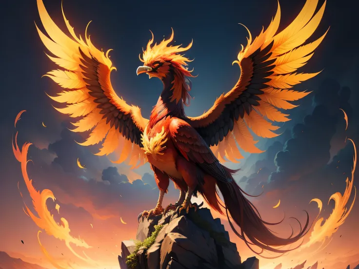 The image of a phoenix in Chinese mythology