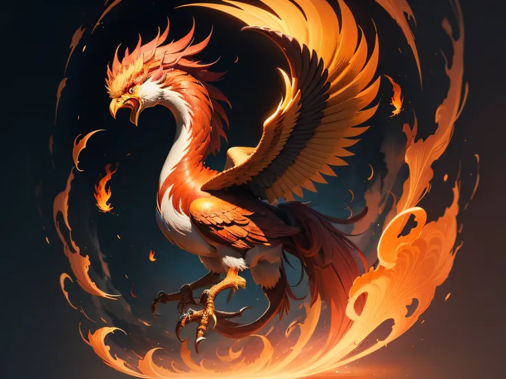 The image of a phoenix in Chinese mythology