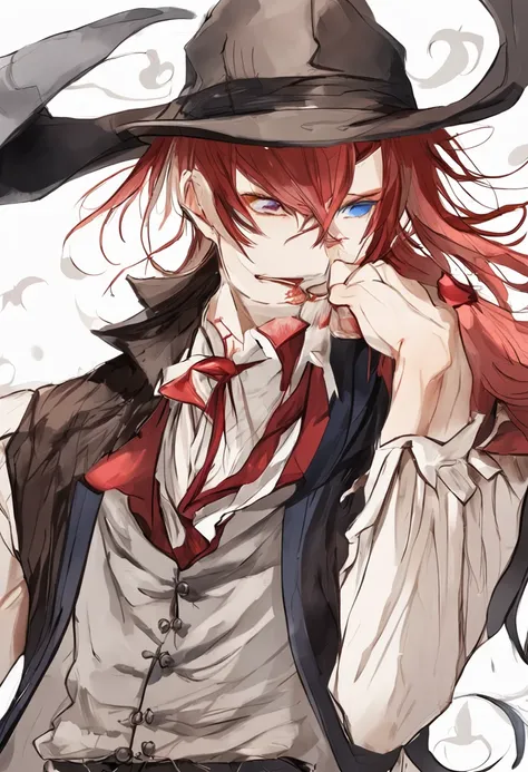 Handsome vampire teenager，closeup cleavage，head portrait，Open your mouth，the bats，long canine teeth，There is blood on the teeth，long whitr hair，（There is blood at the corner of the mouth：1.4），Blood，depth of fields，dynamic blur，high light，Real light，Ray tra...