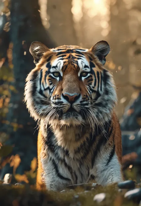 cinematic realistic pictures of tiger,safari, ultra hd, realistic, vivid colors, highly detailed, UHD drawing, pen and ink, perfect composition, beautiful detailed intricate insanely detailed octane render trending on artstation, 8k artistic photography, p...