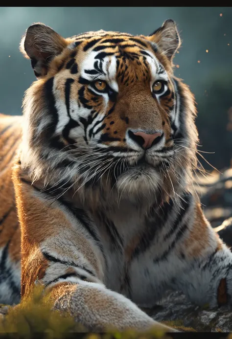 cinematic realistic pictures of tiger,safari, ultra hd, realistic, vivid colors, highly detailed, UHD drawing, pen and ink, perfect composition, beautiful detailed intricate insanely detailed octane render trending on artstation, 8k artistic photography, p...