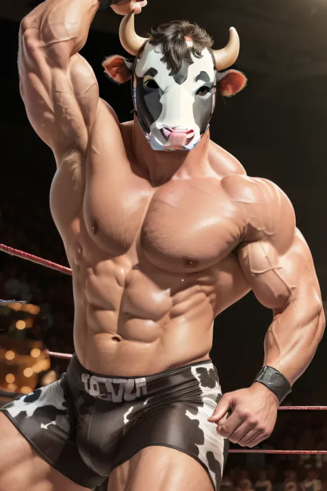 lovely cow  mask:1.7