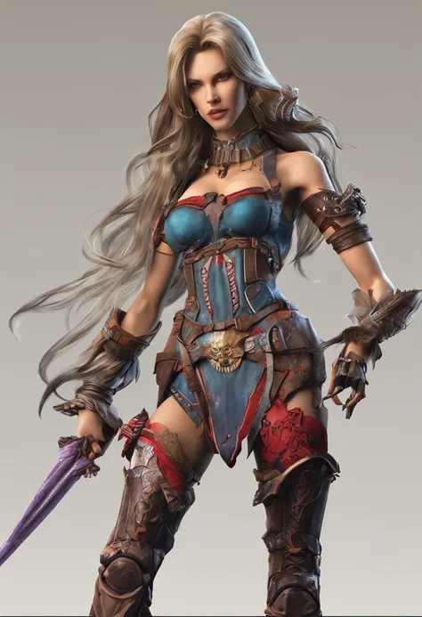 Fabiana Udenio as a Castlevania Video Game Character Made By Japanese illustrator Artist Toshiaki Mori,airbrushing