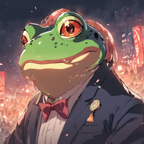 Frog-faced politician, homem sapo