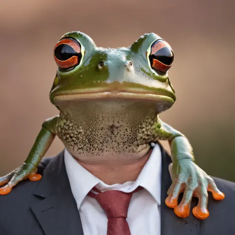 Frog-faced politician, homem sapo