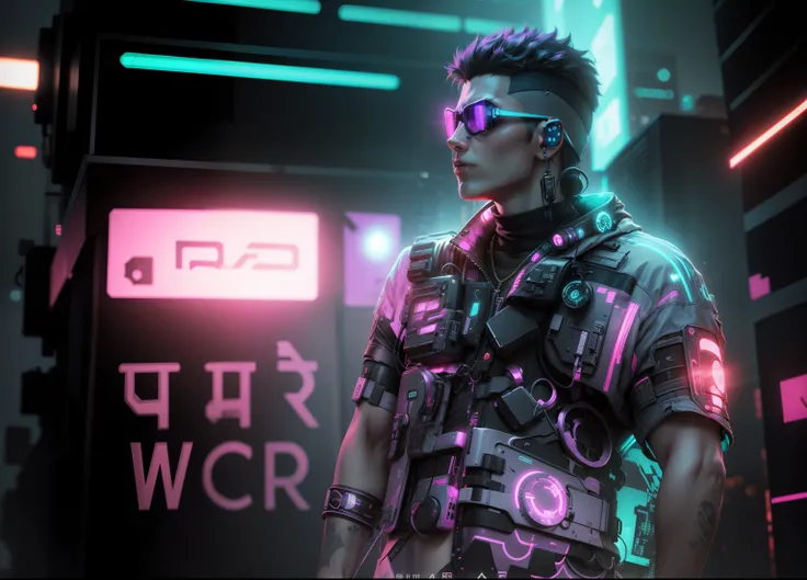 Change background Cyberpunk Style