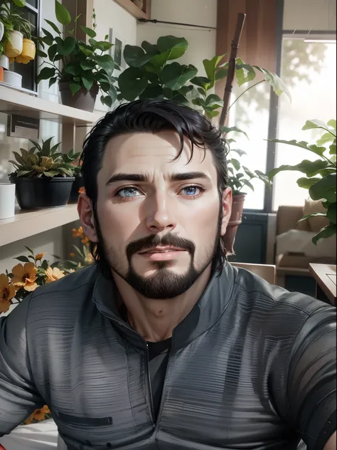 Man, good looking, handsome man, mature, cool guy, 4k, realistic, ultra hd