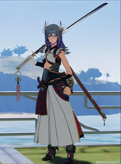 Katana, samurai girl