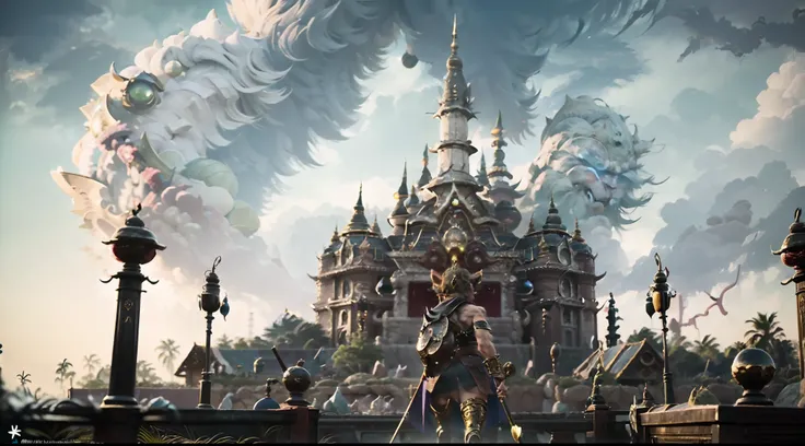 In the super-grand scene of Black Myth,We used a super telescopic lens to capture a female Monkey King,In the world of black mythology,The Monkey King is a powerful demon god,Her image resembles the Monkey King in traditional mythology,But darker and more ...