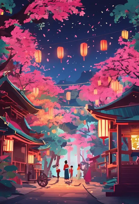 Tanabata scene