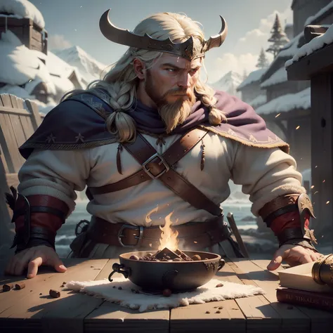 create me a image for a add post of vikings