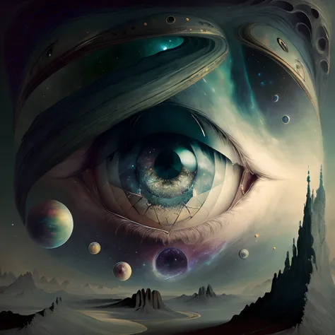 galaxy in the eye: surrealism