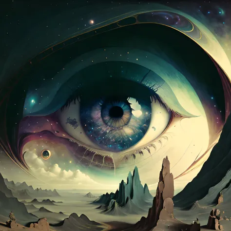 the galaxy in the eye: surrealism