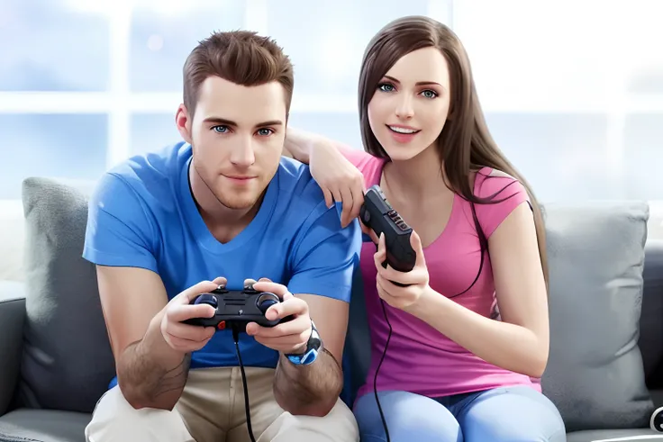 They play a video game together on the couch, playing video games, Video - game, gaming, playing games, video games, video games, video game, Game consoles, Games, plays video games, video game screenshot, twins playing video games, video games, playing, P...