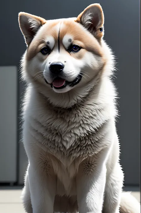 Metal Akita Inu、(cyborgs:1.1)、([tail | Detailed wire]:1.3)、(intricate-detail)、hdr、(intricate-detail、ultra-detailliert:1.2)、Cinematic Shots、vignettes、central