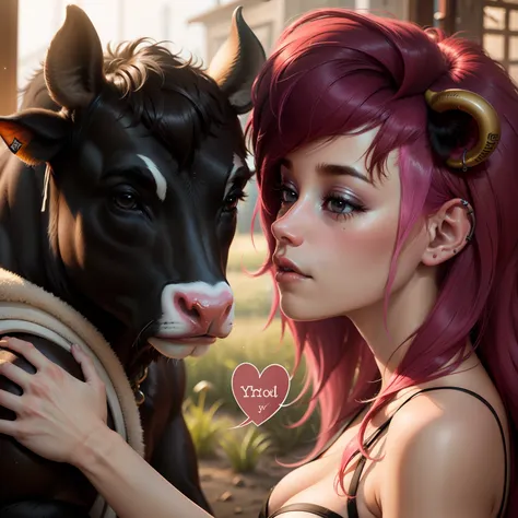 cattle in love