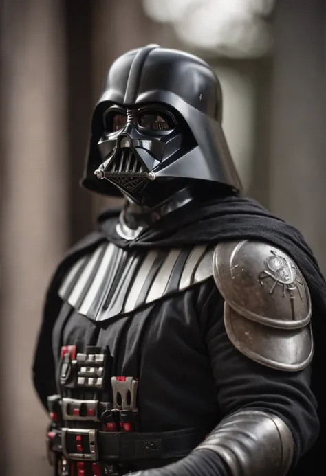 Darth Vader as mortal combat character, dressed in mortal combat clothing, (mortal combat clothing:2), (full body image 2)