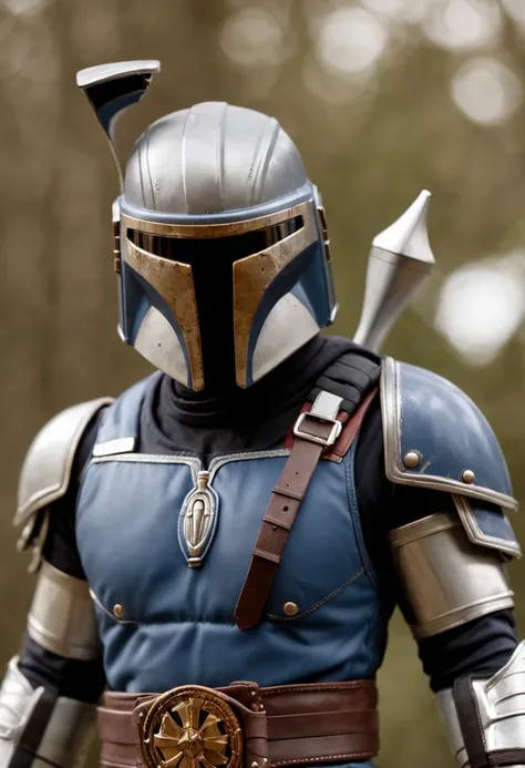 Jango Fett as mortal combat character, dressed in mortal combat clothing, (mortal combat clothing:2.5), (full body image 2)