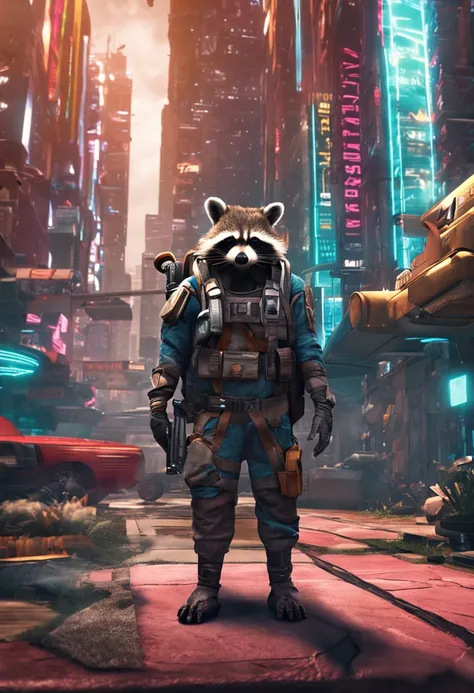 Racoon, Sci-Fi, RPG