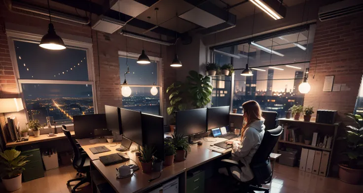 cozy office (night)