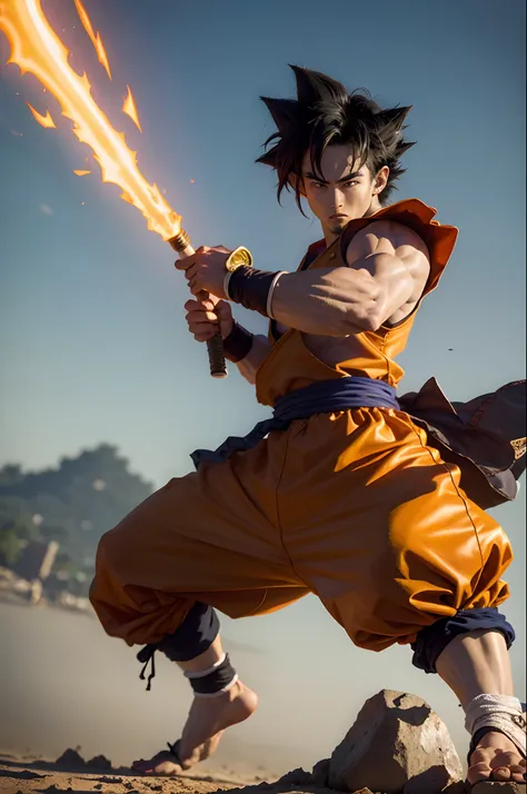 goku, estilo raper dos anos 2000 ,