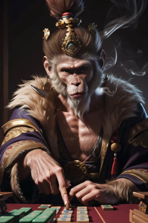 masterpiece, highest quality, 8k hd, extreme details, ultra-high definition, 4k resolution, japanese diffuse style, monkey king,...