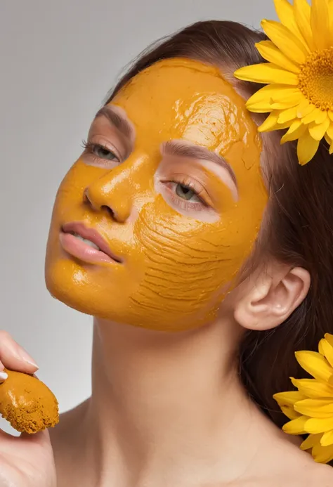 Skin lightening mask:
Ingredientes:
1 tablespoon turmeric powder
2 tablespoons milk
1 tablespoon honey
Instructions: Mix turmeric with milk and honey until you get a homogeneous paste. Aplique no rosto e deixe agir por cerca de 15 minutos. Milk contains la...