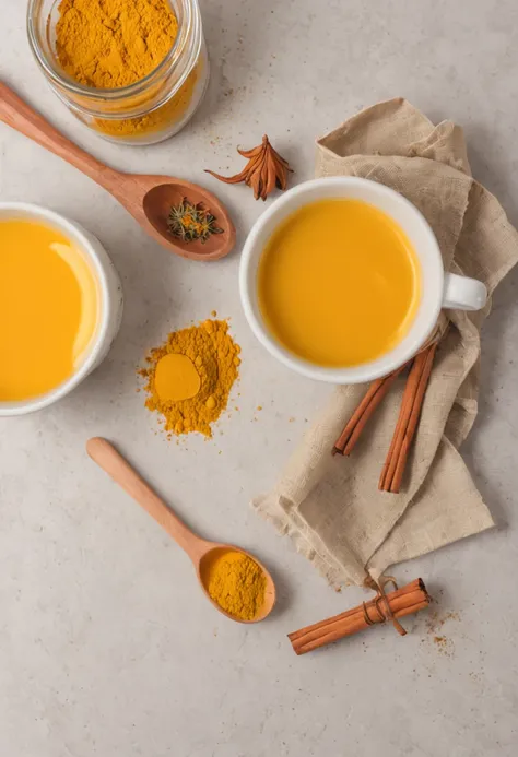 Saffron and clay face mask:
Ingredientes:
1 tablespoon turmeric powder
1 tablespoon clay (branca, verde ou rosa)
water (or chamomile tea) to make the folder
Instructions: Mix the turmeric with the clay and add water or chamomile tea until it forms a paste....