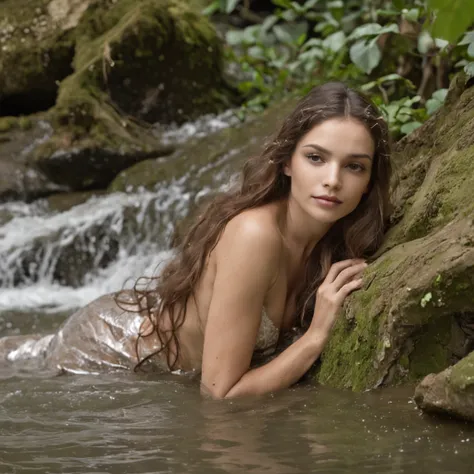 a ninfa da cachoeira, era uma figura de beleza transcendental. His appearance was a harmonious fusion of nature and grace. Here is a more detailed description of his appearance and body:

allure:

Cabelos Dourados: Her long, flowing hair was the color of g...