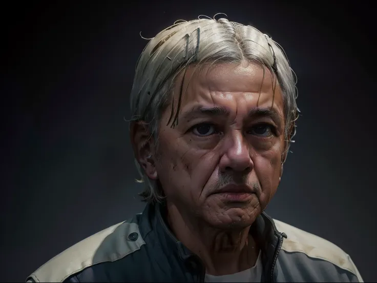 (((andres manuel lopez obrador))) (((amlo))) en el juego del calamar 8k, hiperrealista todo como un motor irreal trazado de rayos render estilo humano realista ,(((Empty dark background)))., Suavemente iluminado, Intimo exquisito detalle, foco nítido, intr...