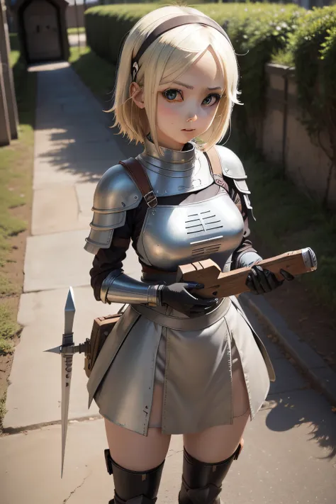 anime girl phose fihgting holding claymore