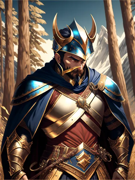 royal knight, (best quality), (masterpiece), (photorealistic), (realistic), ultra detailed, unity 8k wallpaper, highly detailed cg, ray tracking, sharp shadows, great detail, depth of field, super detailed background, you will be the sword to defeat the en...