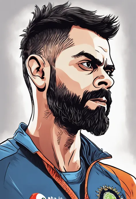 virat kohli cartoon