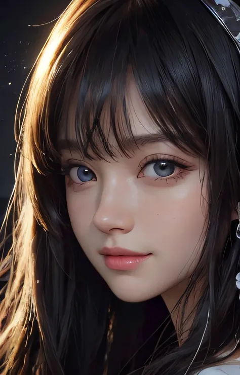 (Ultra Realistic), (Illustration), (Increased Resolution), (8K), (Extremely Detailed), (Best Illustration), (Beautiful and Detailed Eyes), (Best Quality), (Ultra Detailed), (Masterpiece ), ( wallpaper), (detailed face), solo, 1 girl, looking at viewer, fin...