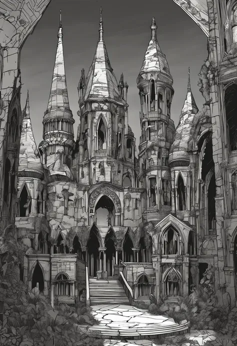 The Gothic Necroid city is a hauntingly beautiful and eerie testament to the civilizations deep reverence for death and the afterlife. Its architecture is a blend of dark aesthetics, intricate designs, and a sense of otherworldly mystique. Heres a visual d...