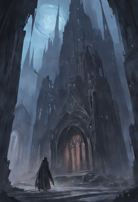 The Gothic City of the Necro is a testament to haunting beauty and creepiness，A testament to civilizations deep reverence for death and the afterlife. Its architecture incorporates a dark aesthetic, intricatedesign, and otherworldly mystery. Below is a vis...