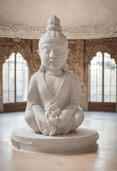 In the temple of knowledge, libraryai，Two huge sculptures stand out in the center of the room。First, Sculpture is the embodiment of idealism，Like a burning flame，flowy、Abstract and mysterious。The sculpture does not have a clear shape，It is like an invisibl...