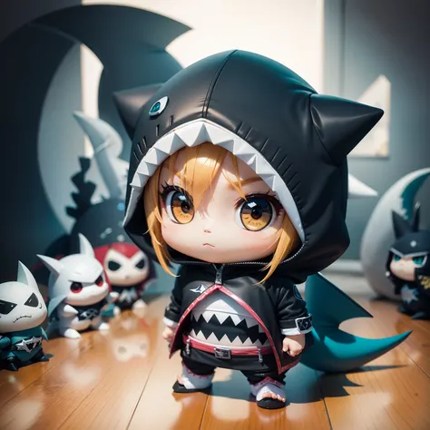 Blink, Chibi, Complete broker, Mega Mini, ninjartist,  Shark hat, Shark tail, Shark costume,