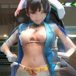 Turn into a 3d character with a sexy body