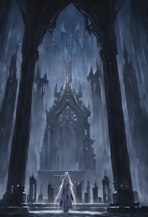 The Gothic City of the Necro is a testament to haunting beauty and creepiness，A testament to civilizations deep reverence for death and the afterlife. Its architecture incorporates a dark aesthetic, intricatedesign, and otherworldly mystery. Below is a vis...