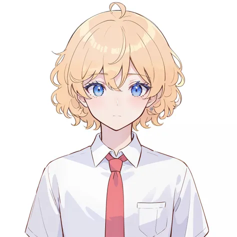 superfine illustration,animated,1boy,man,man's,yaoi,guy,man,man's,short hair,curly hair,parted bangs,blonde hair,blue eyes,white...