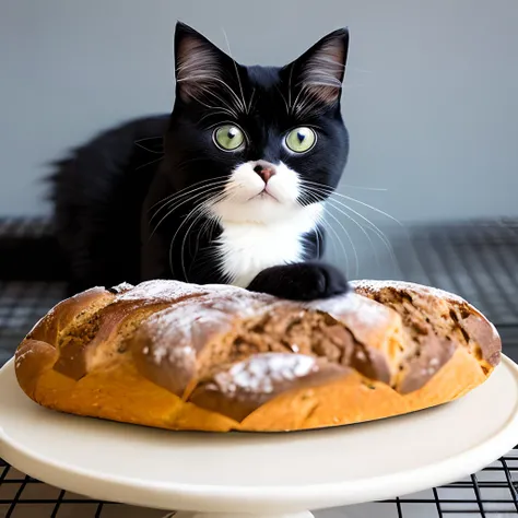 Bread cat 1st birthday