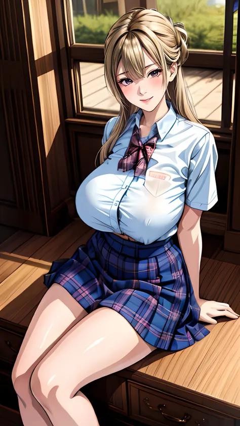 bishojo, blush, seductive smile
masutepiece, of the highest quality, Ultra high definition, max resolution, Very detailed, Clean skin,
