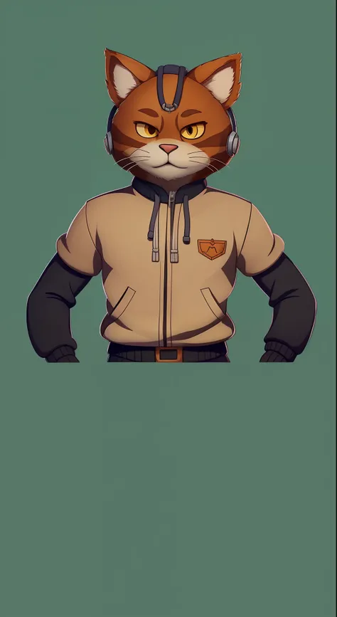 A closeup of a cat wearing a jacket and a hat, generic furry style, Tabaxi :: Velhaco, Retrato de personagem peludo, personagem peludo, Fursona usando roupas estilosas, em estilo de zootopia, Ashfur de gatos guerreiros, Nick Wilde, zootopia, anthropomorphi...